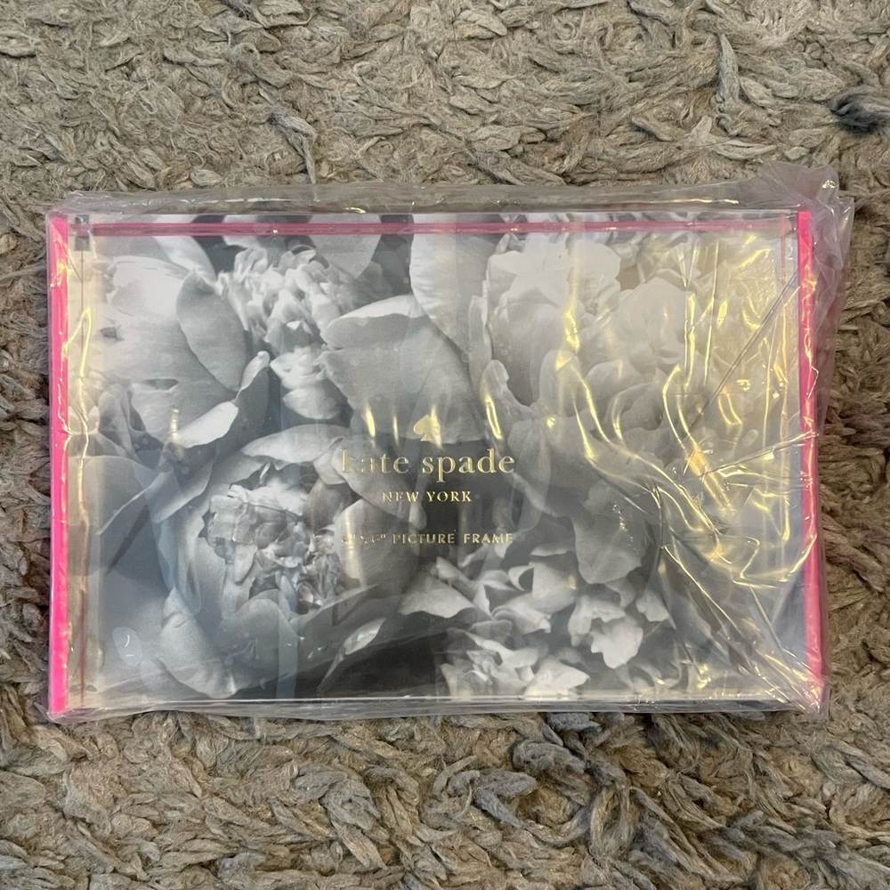 Kate Spade Acrylic Picture Frame Hot Pink